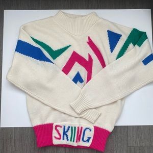 Retro/Vintage Sport Obermeyer Skiiing Sweater